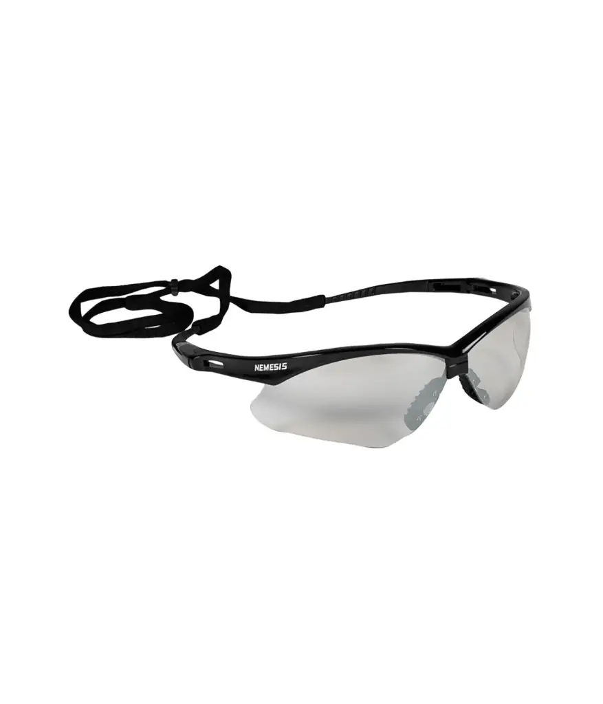 Gafa protectora transparente c/filo negro NEMESISI 25685