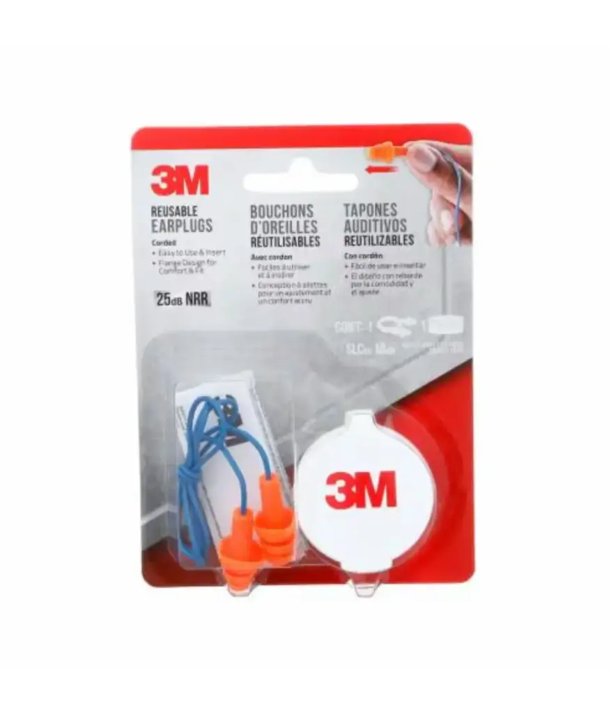 Tapon anti-ruido c/cordon 3M