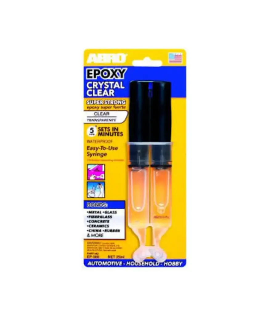 Adhesivo epoxico 5 minutos 25ml EP-300 ABRO EPOXY
