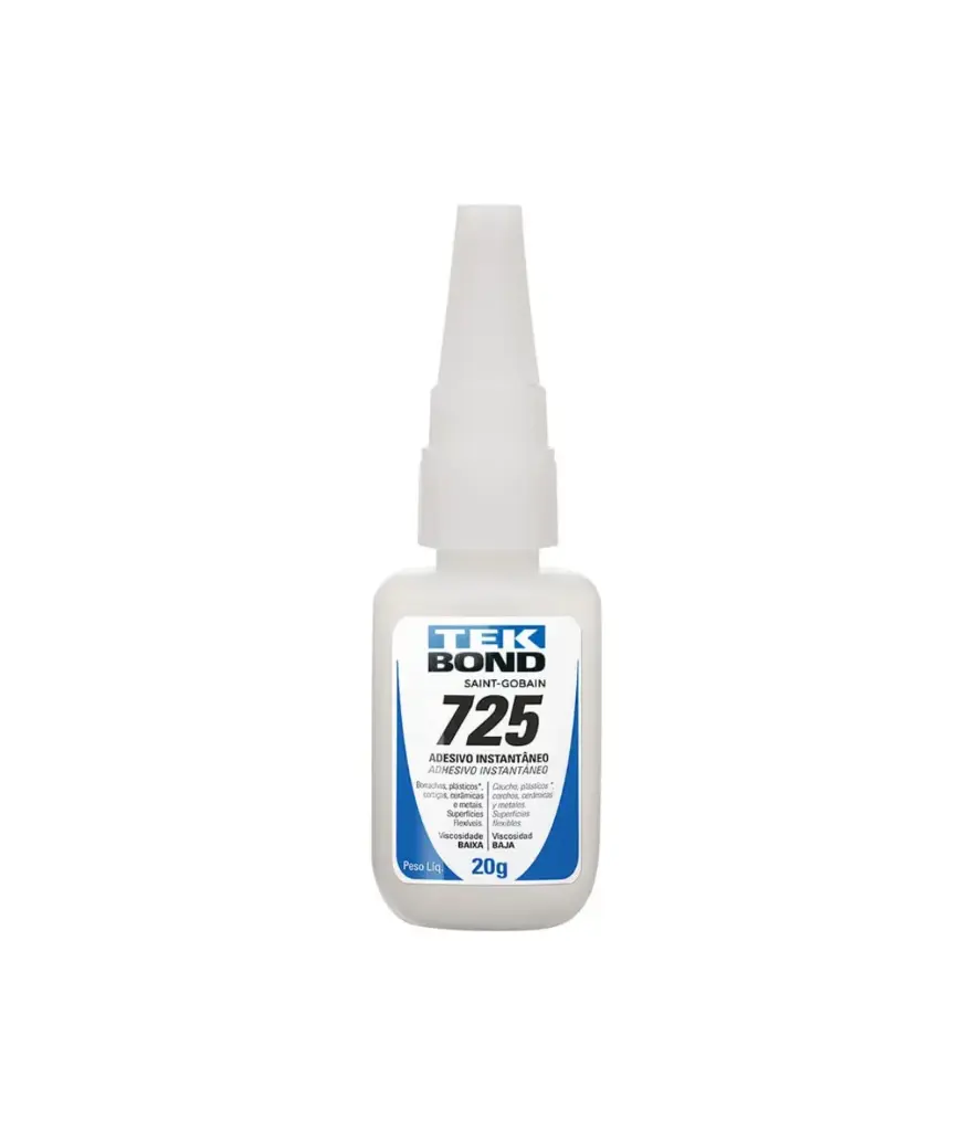 Pegamento Brujita Instantaneo 725 Industrial TEKBOND (20gr) LD1001