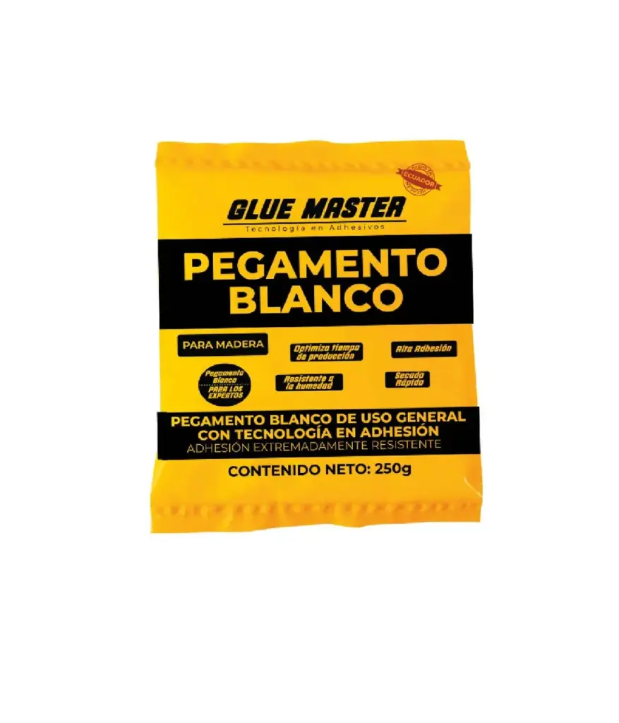 Pegamento Goma funda amarilla 1/2 Lb GLUE MASTER