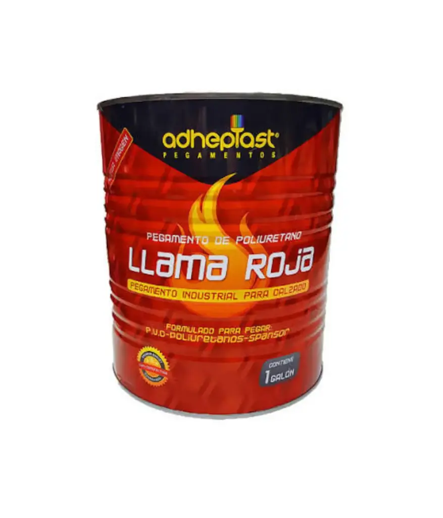 Pegamento llama roja galon