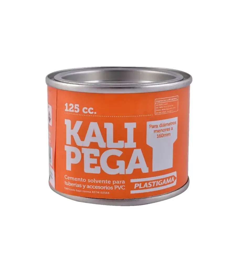 Pegamento PVC Kalipega 125cc  (1/8")