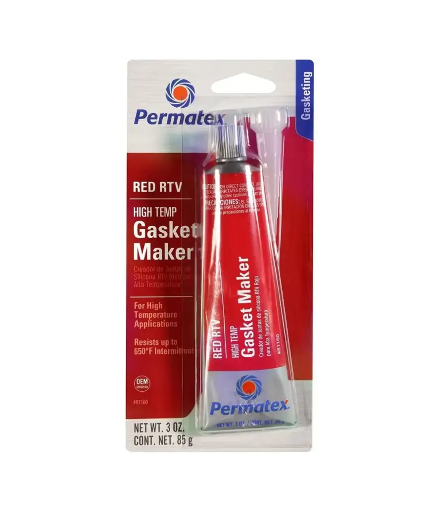 Silicon rojo 3onz (85gr) Permatex RTV 26BR