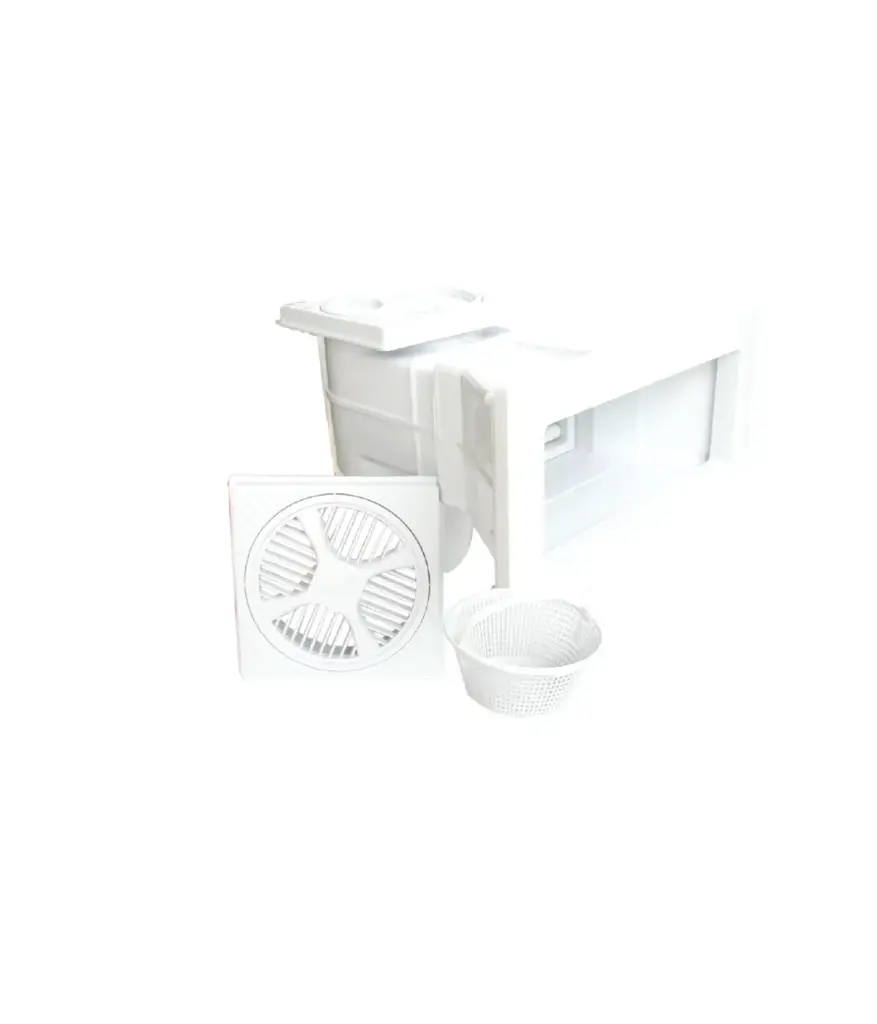 SKIMMER plastico 2*2 de salida c/rejilla AQUACOR (91027000)