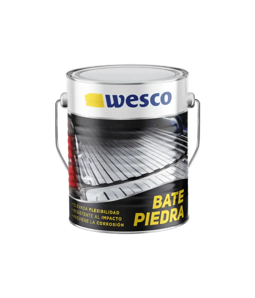 Pintura Batepiedra Negro Brillo GL WESCO