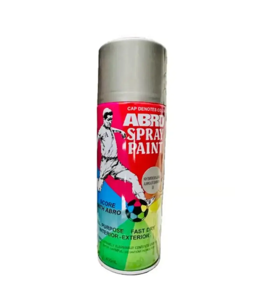 Pintura Spray aluminio alta temperatura ABRO