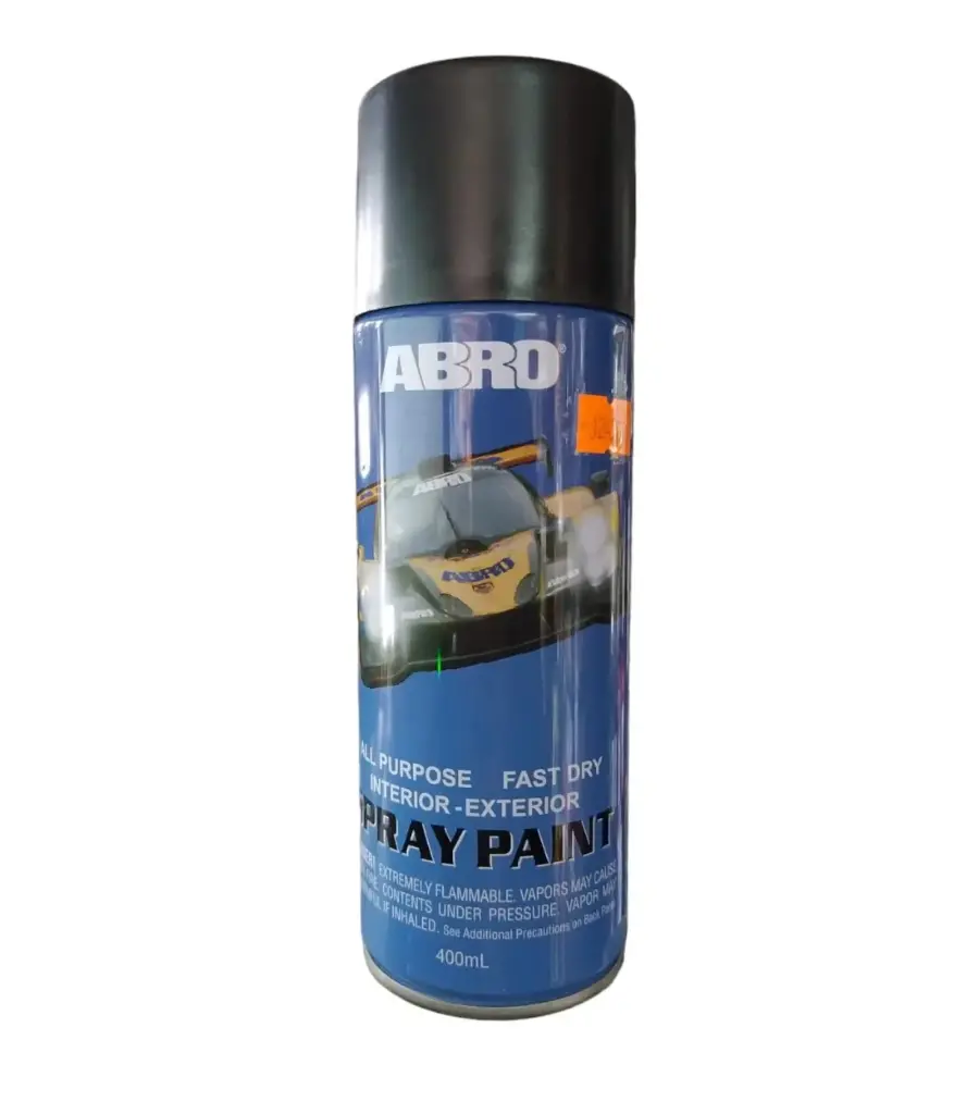 Pintura spray negro mate ABRO
