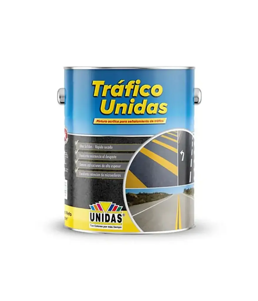 Pintura Trafico Blanco Base Solvente GL UNIDAS (1120)