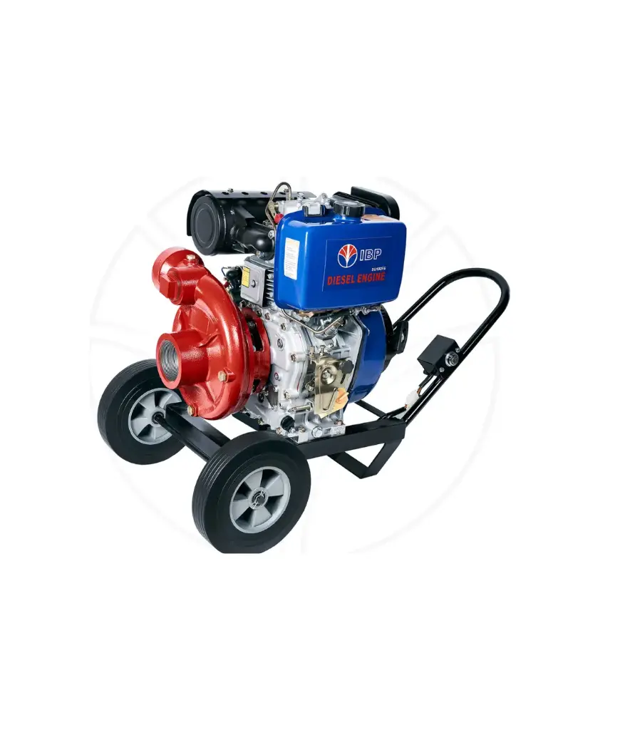 Bomba a diesel 13HP 3"x3" (presion) 192FB IBP C/RUEDA C/Bateria