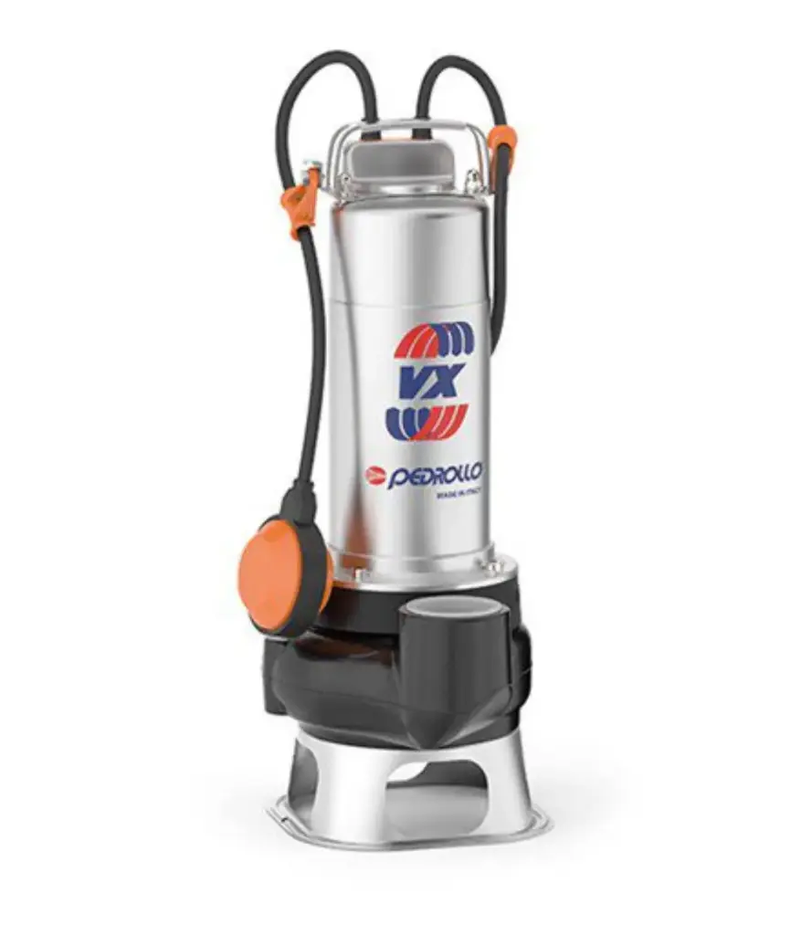 Bomba sumergible 1HP vxm10/50 110v AGUA NEGRA SOLIDO PEDROLLO