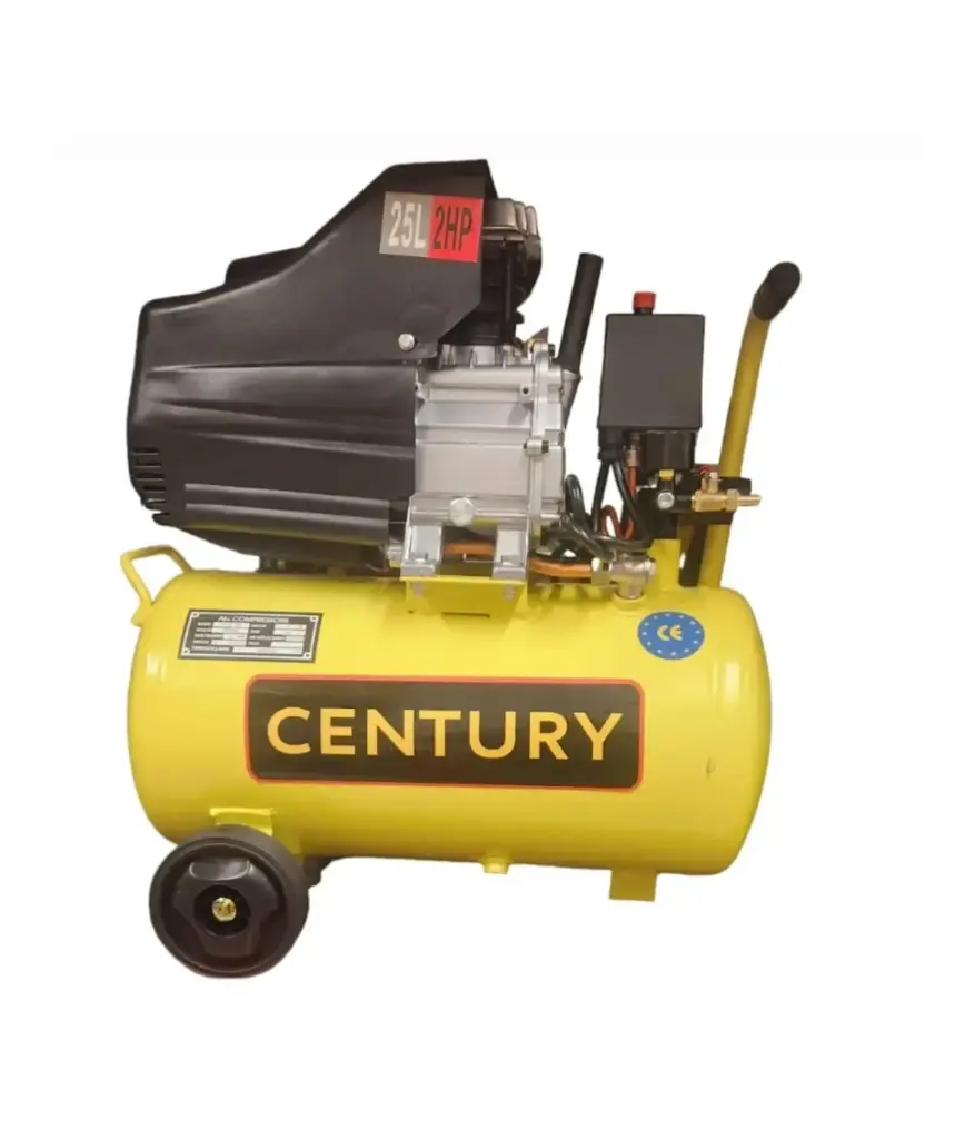 Compresor de aire c/tanque 25lts 2HP CENTURY