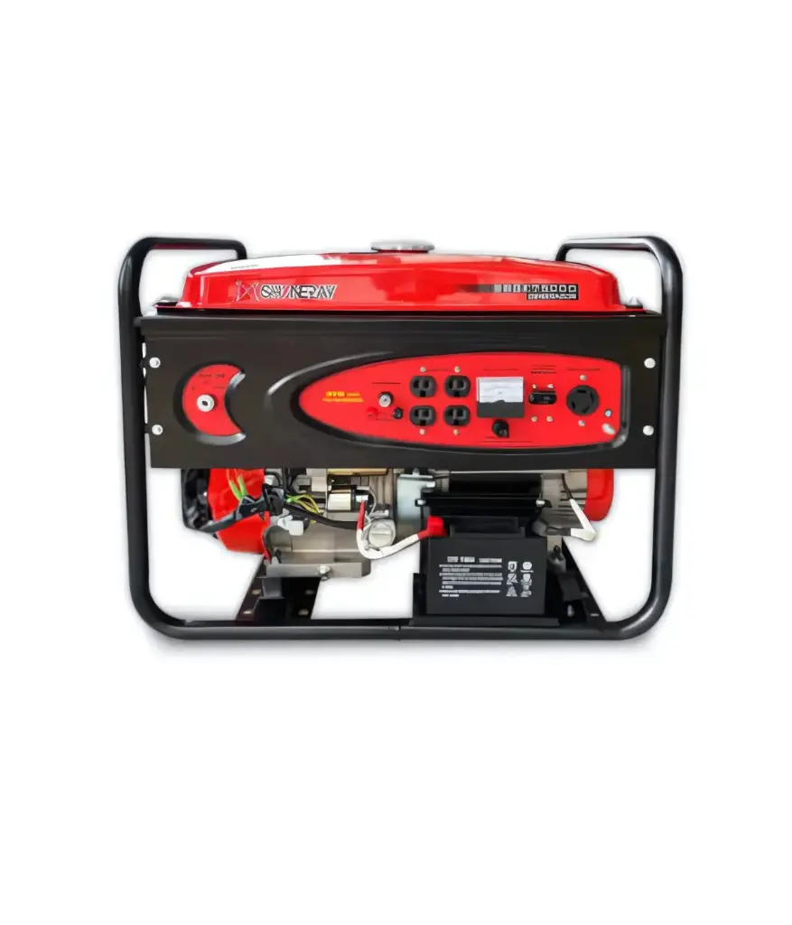 Generador 5KW a gasolina 13HP 110/220V SHINERAY encendido manual (SRGE6500)