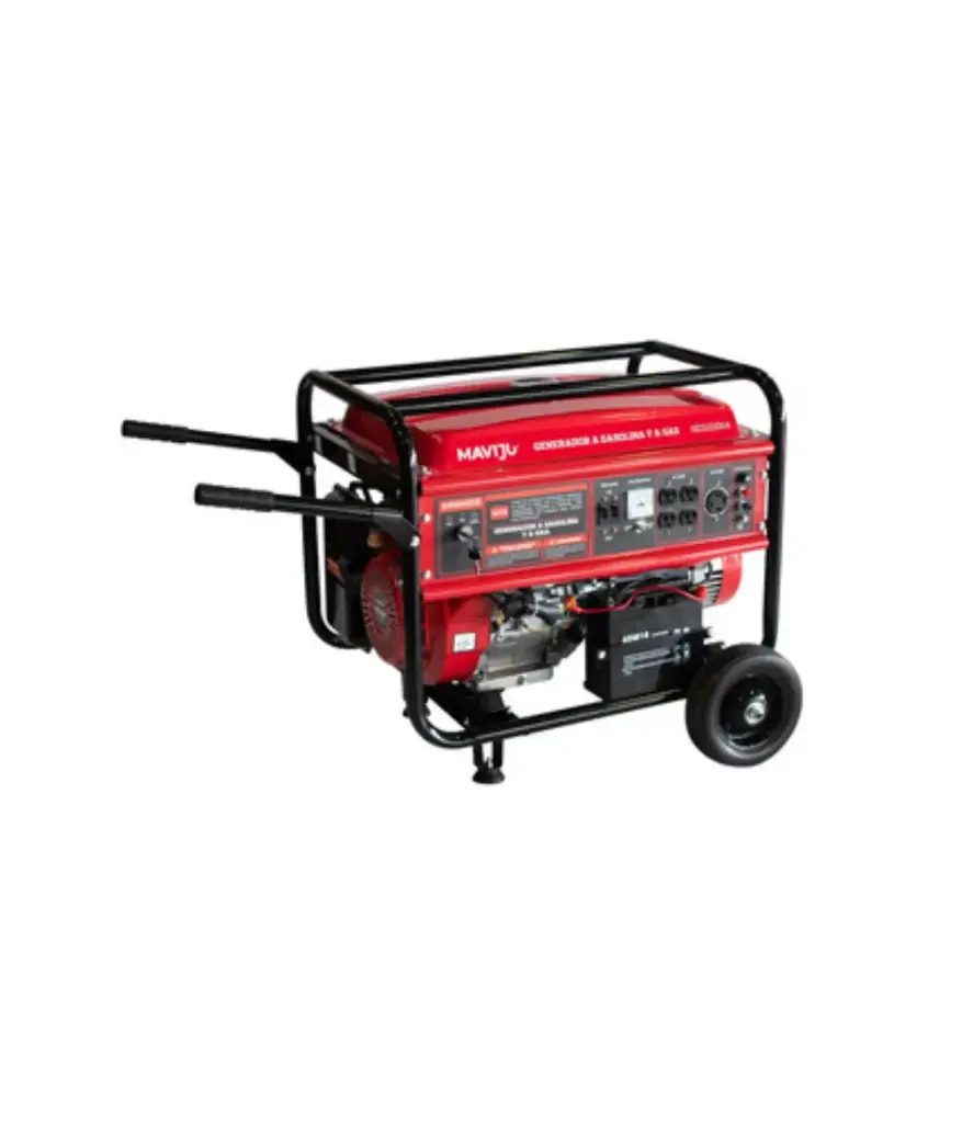 Generador 7.5KW 18HP 120-220V DUAL gasolina/gas 25lts. enc. manual y aut. MAVIJU (HE020084)