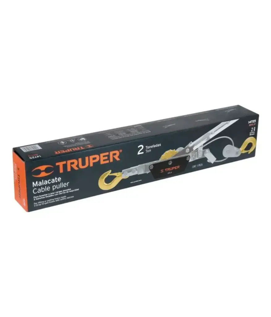 Tecle d/cable 2 TON. TRUPER  MAL-2