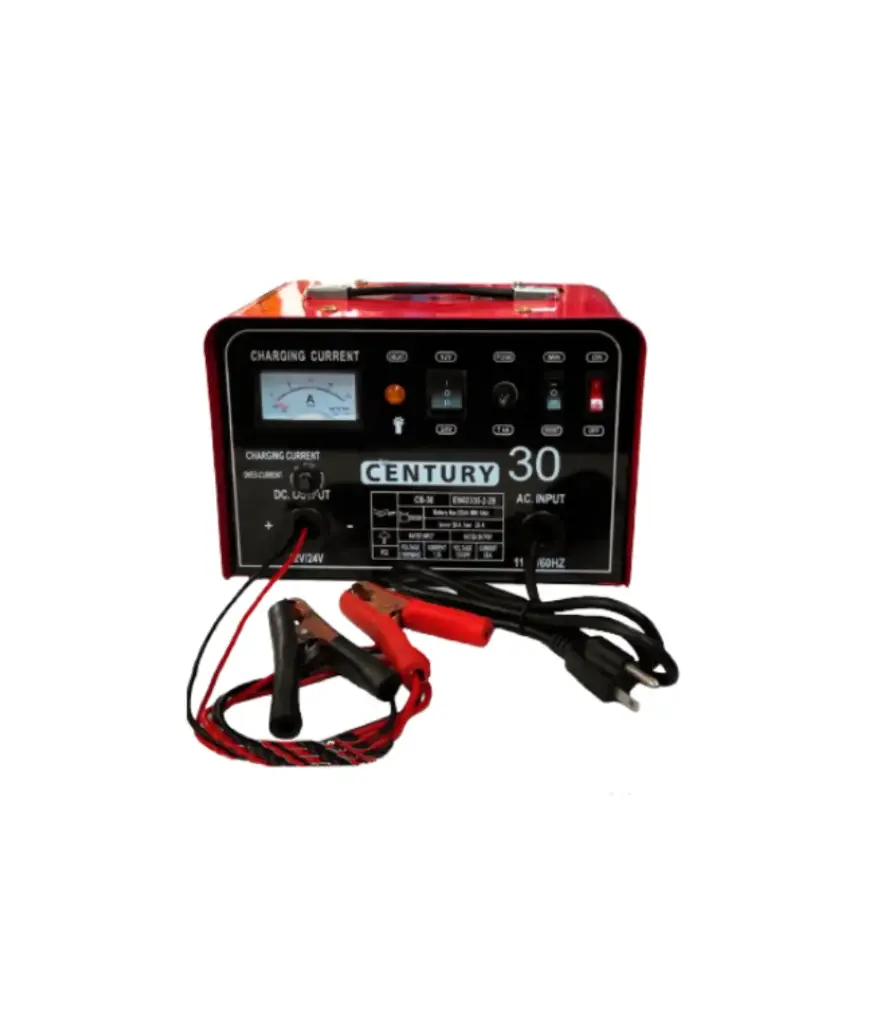 Cargador de bateria p/carro 30 AMP 12V-24V 110V CENTURY CB-30