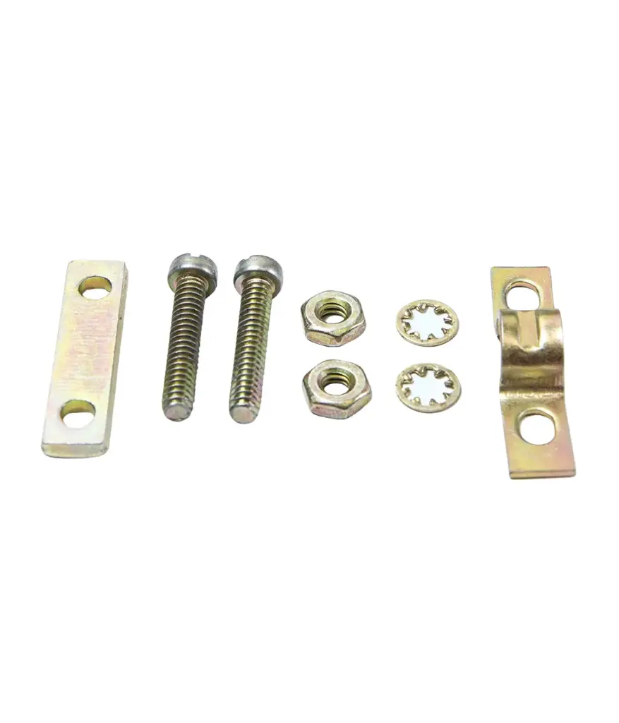 VINCHA ABRAZADERA INOX con platina p/cable morse  3/16"  33C (1-CA28020P)