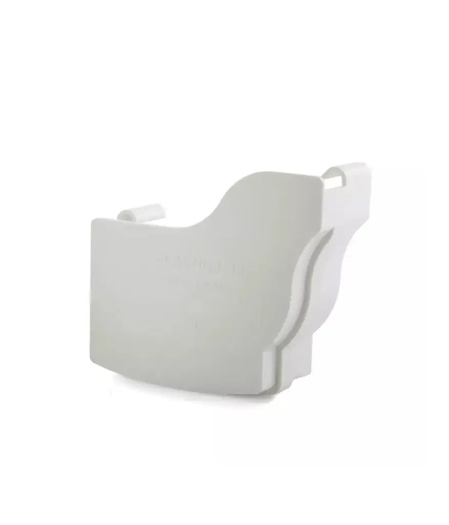 Canal Tapa izquierda externa PVC p/canal agua lluvia (unidad)