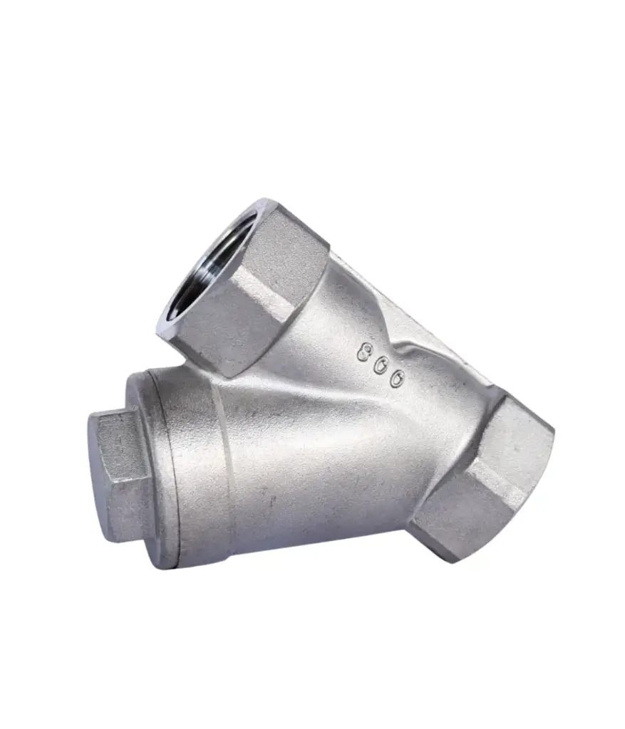 Filtro en "Y" 1" horizontal ACERO INOX. 800 WOG