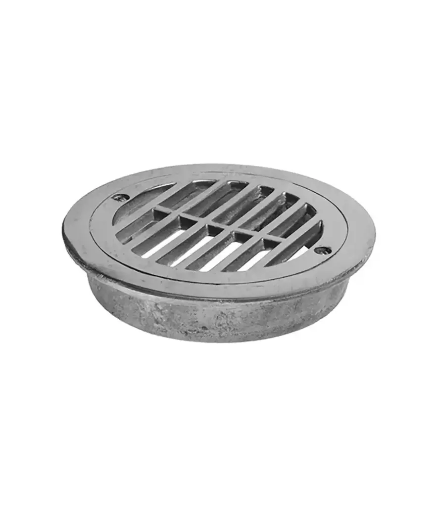 Rejilla de aluminio 4" (110mm) s/trampa DAMPLAST