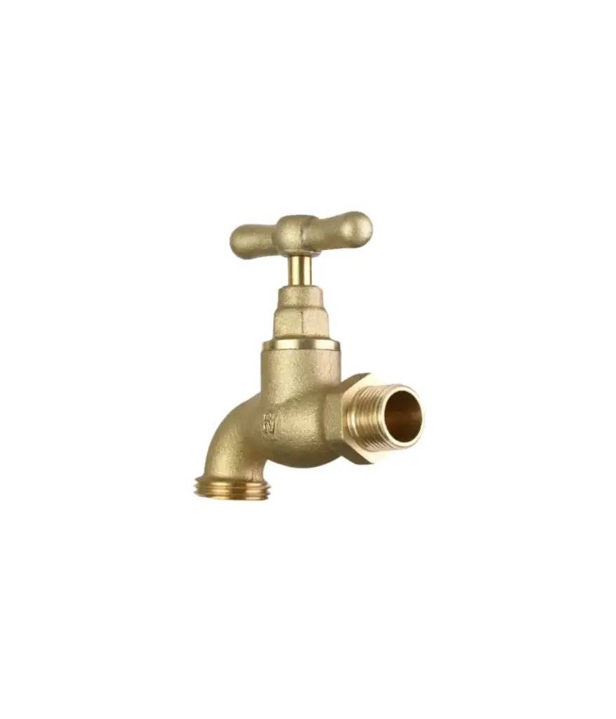 Valvula de jardin 1/2 bronce pesada c/rosca FV E436.04BR