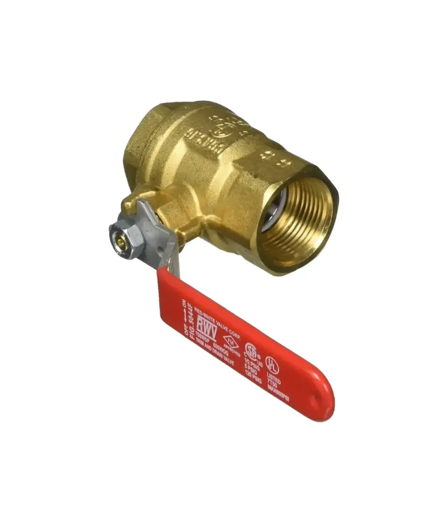 valvula de bola  p/total 1 1/2" Red White
