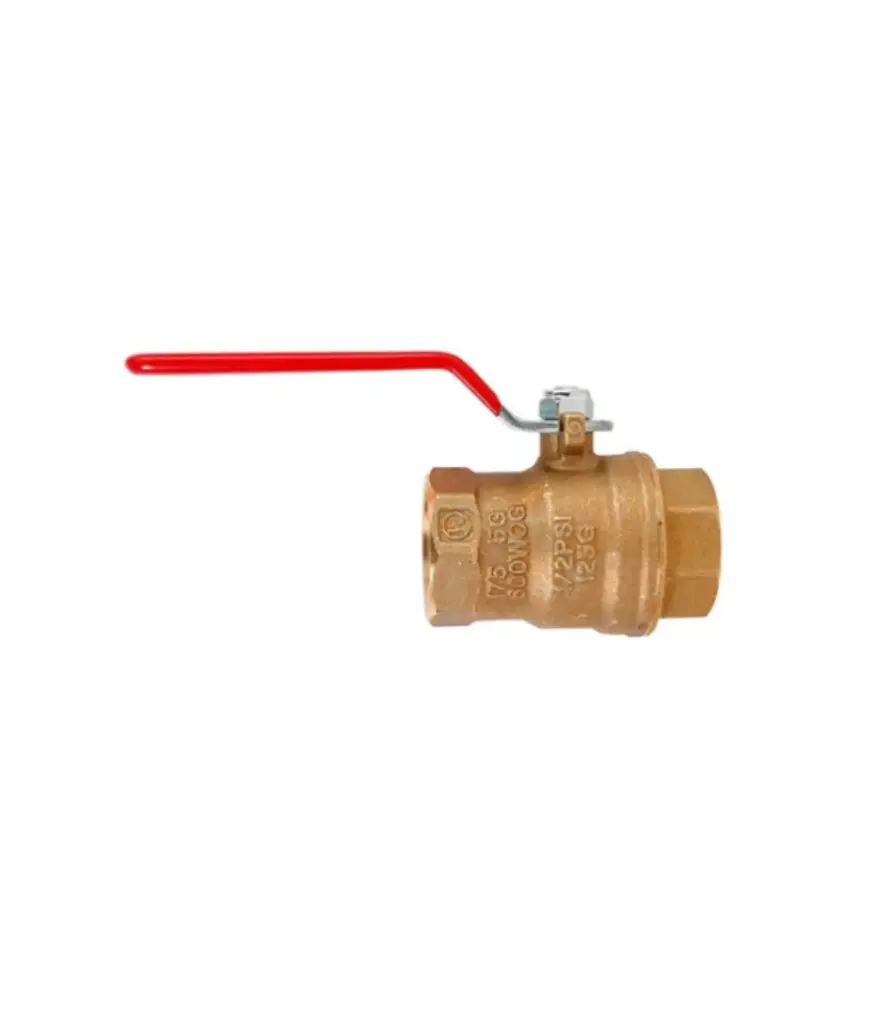 valvula de bola p/total 2" Red White