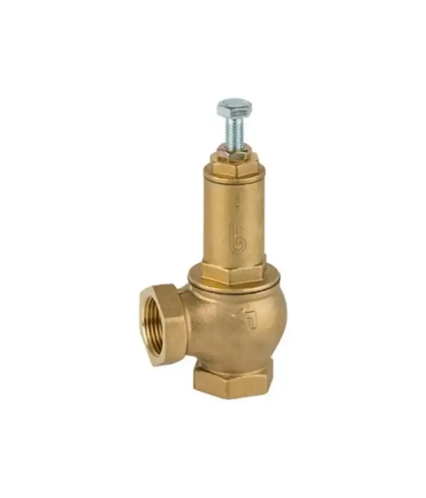 Valvula seguridad / Alivio 1 1/2" de 0-10 bar(0 a 180°C) Bronce GENEBRE