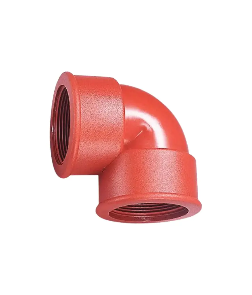 Codo roscable PP 1" x 90°