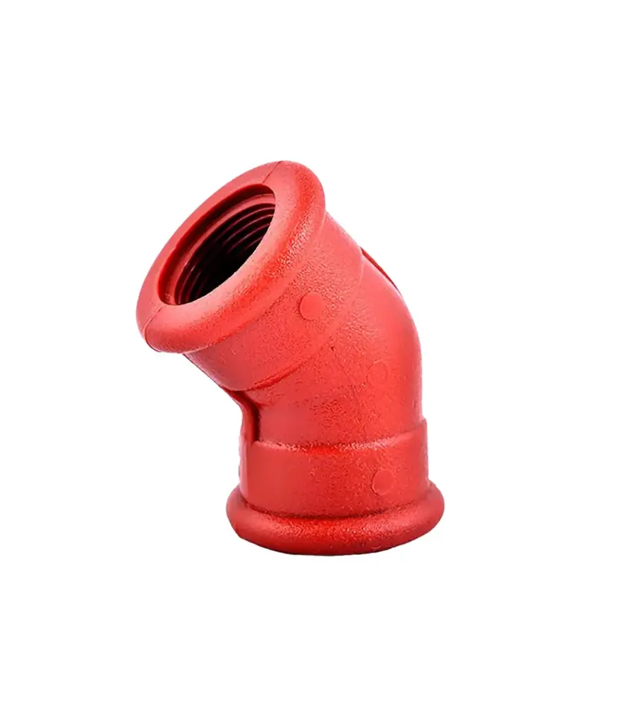 Codo roscable PP 1/2" x 45°
