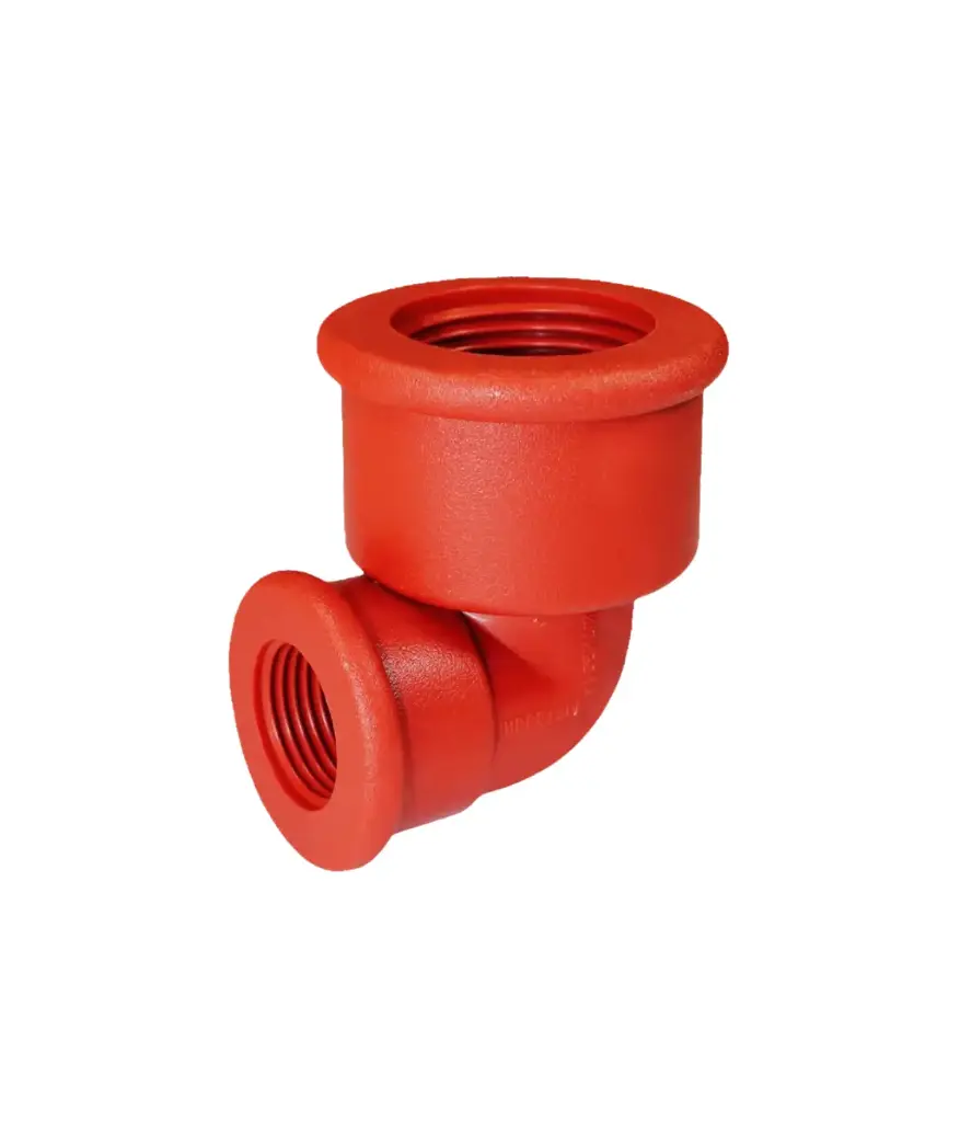 Codo reductor roscable PP 3/4" x 1/2" x 90°