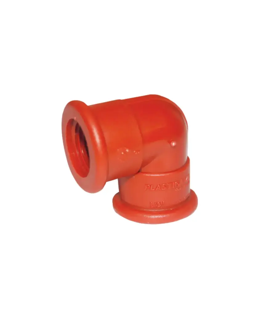 Codo roscable PP 1/2" x 90° PLASTIGAMA