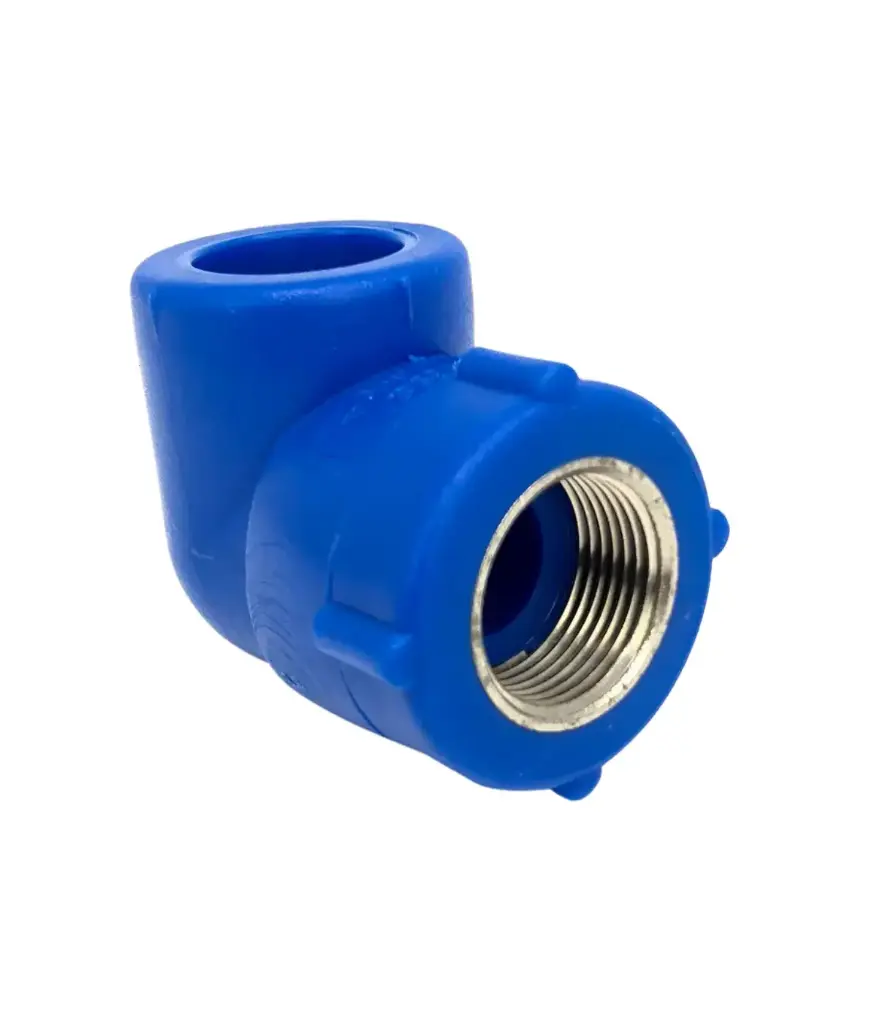 Termofusion Codo 20mm x 1/2" x 90° c/ins metal hembra
