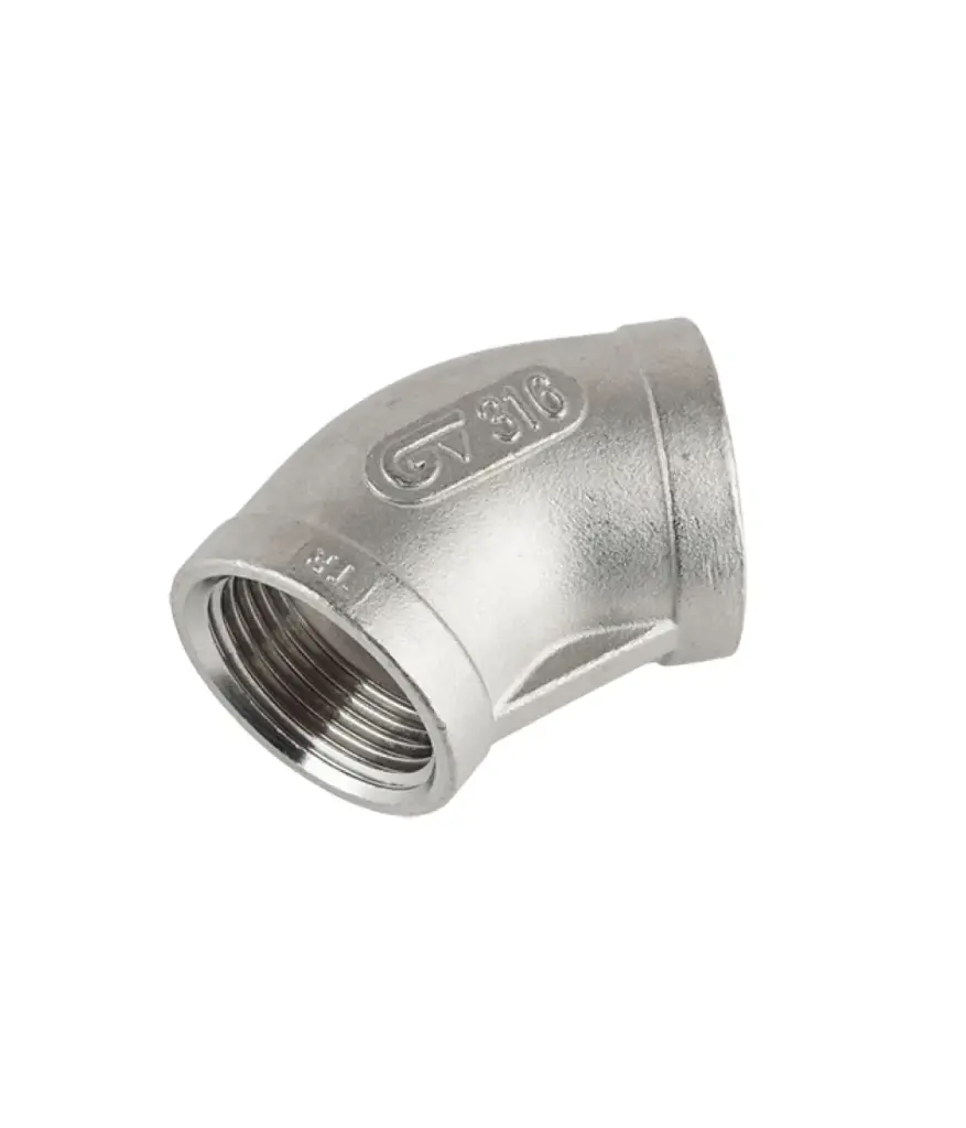 Codo Acero Inox. 2" x 45°