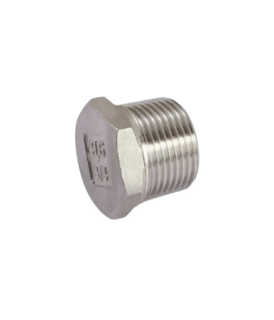 Tapon macho Acero Inox. 3/4"
