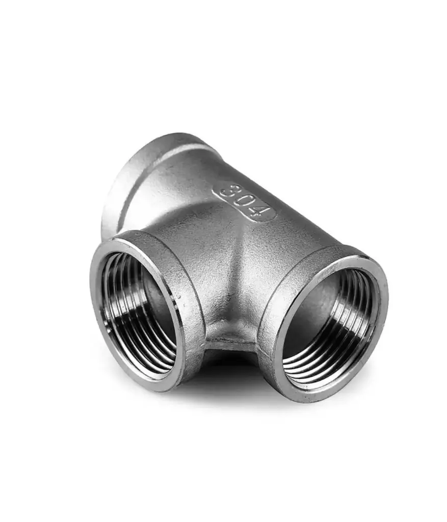 Tee Acero Inox. 1" NPT