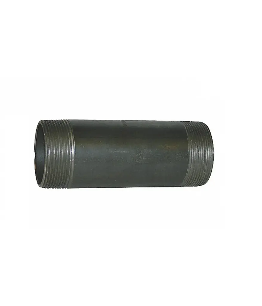 Neplo acero negro 2" * 6" ced 40