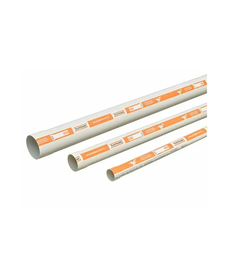 Tubo desague 200mm*6mt Plastigama