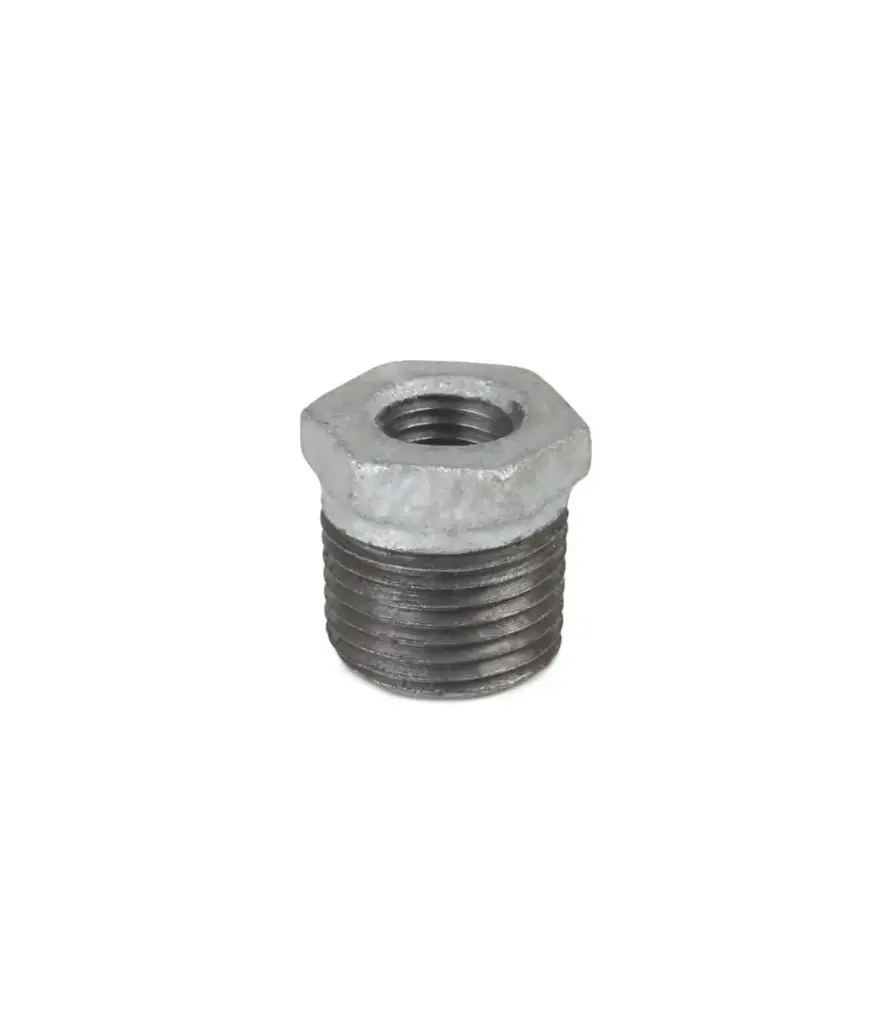 Bushing galvanizado 1/2" * 1/4"