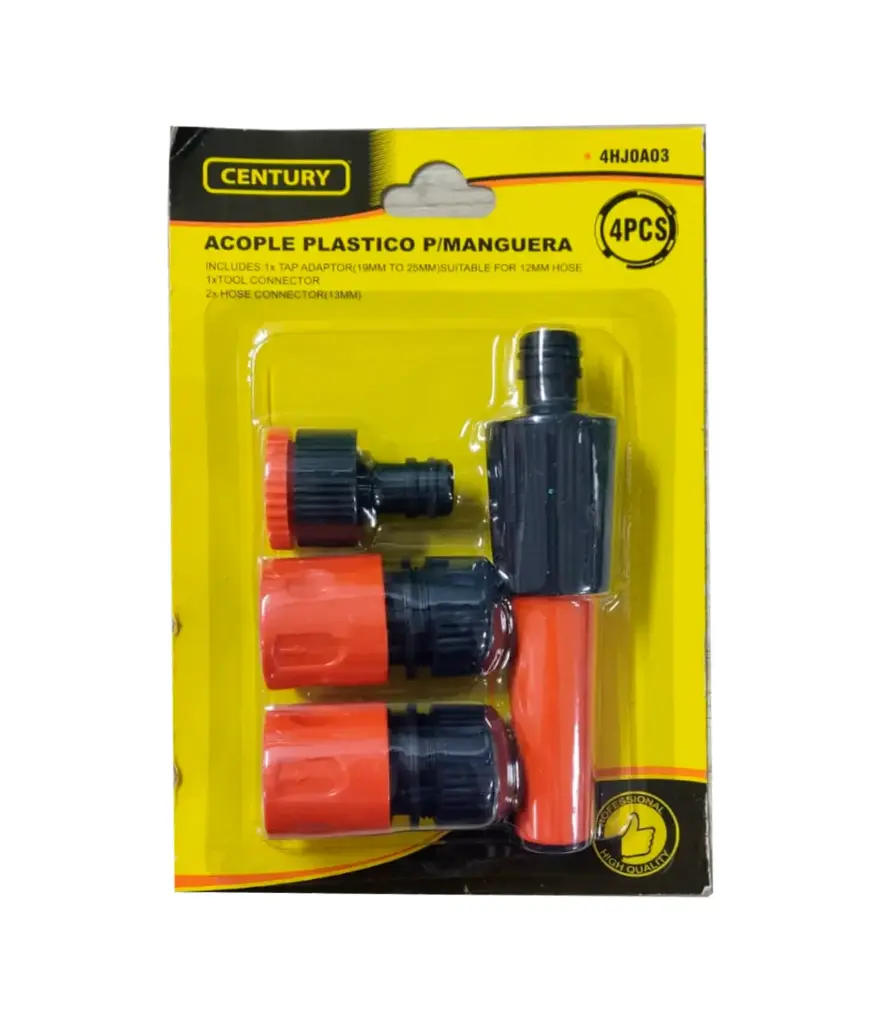 Acople p/pistola p jardìn CENTURY (5 piezas)
