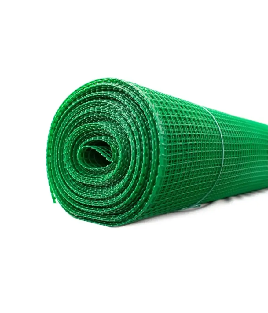 malla plastica #10 verde (rollo 30mt) METRO