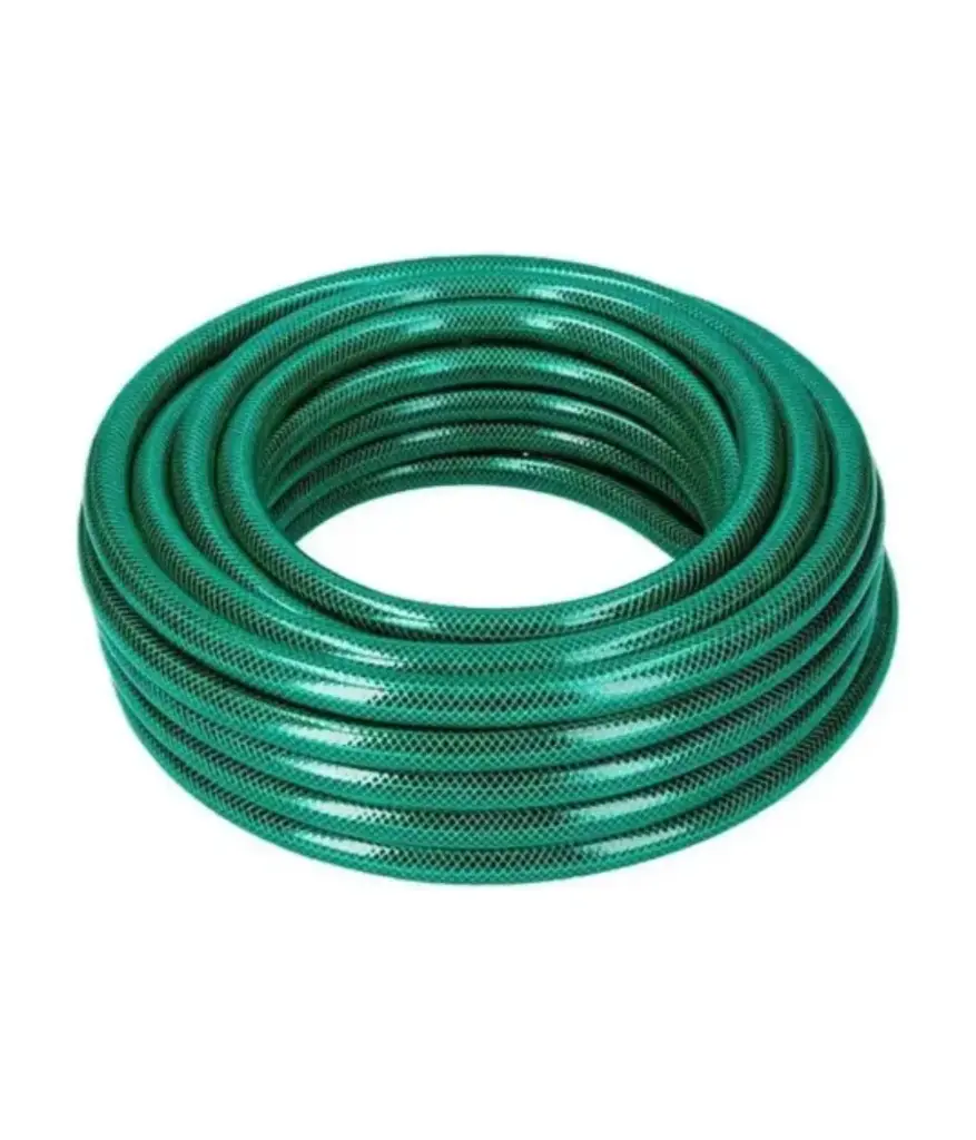 Manguera p/jardin VERDE/NEGRO reforzado 3/4" (metro) /rollo 100 metro