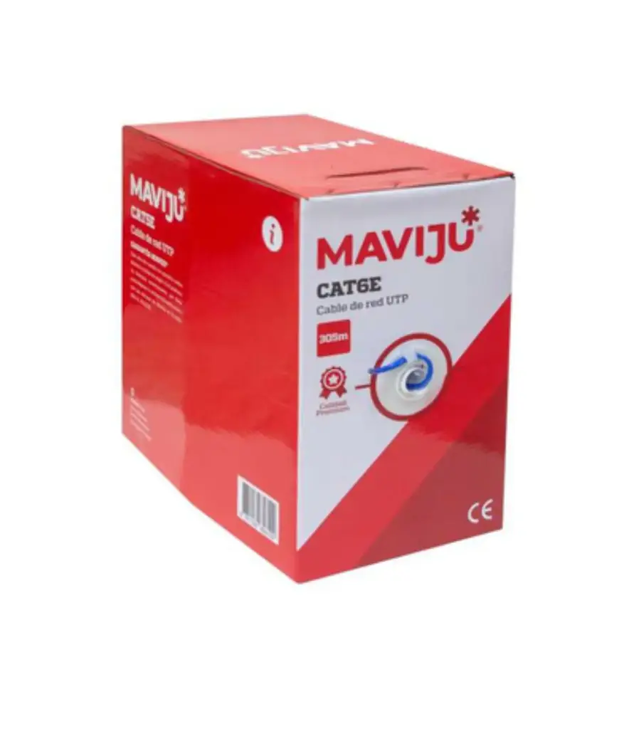 Cable telefonico Multipar CAT#6 (4 pares) MAVIJU Azul p/red (metro)