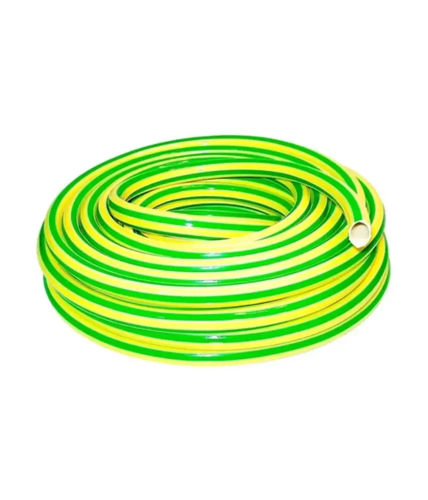 Manguera p/jardin  1/2" rayada italiana (mt) /rollo 100 metro