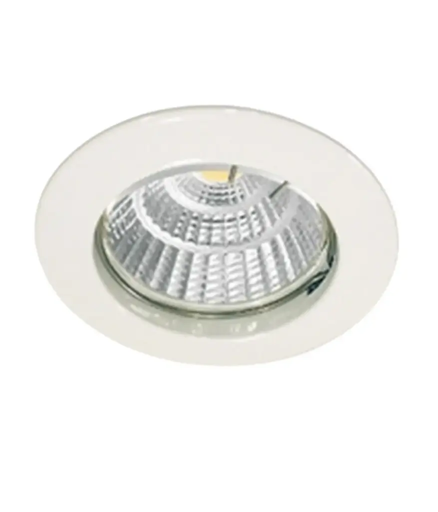 Boquilla ojo de buey 4" blanco c/foco 7W-110V AMERICANLITE
