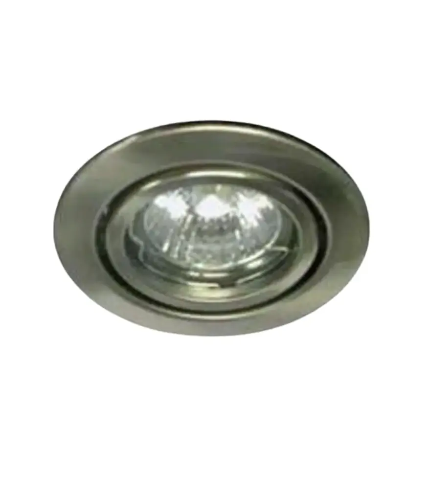 Boquilla ojo de buey niquelado redond dirig MAVIJU 3" s/foco dicrohico MR16 GU5.3