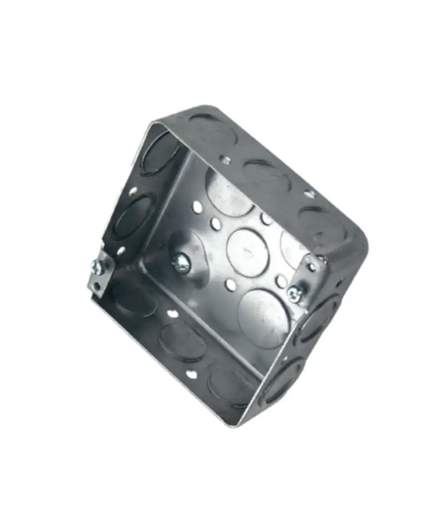Caja cuadrada 4*4  metalica profunda