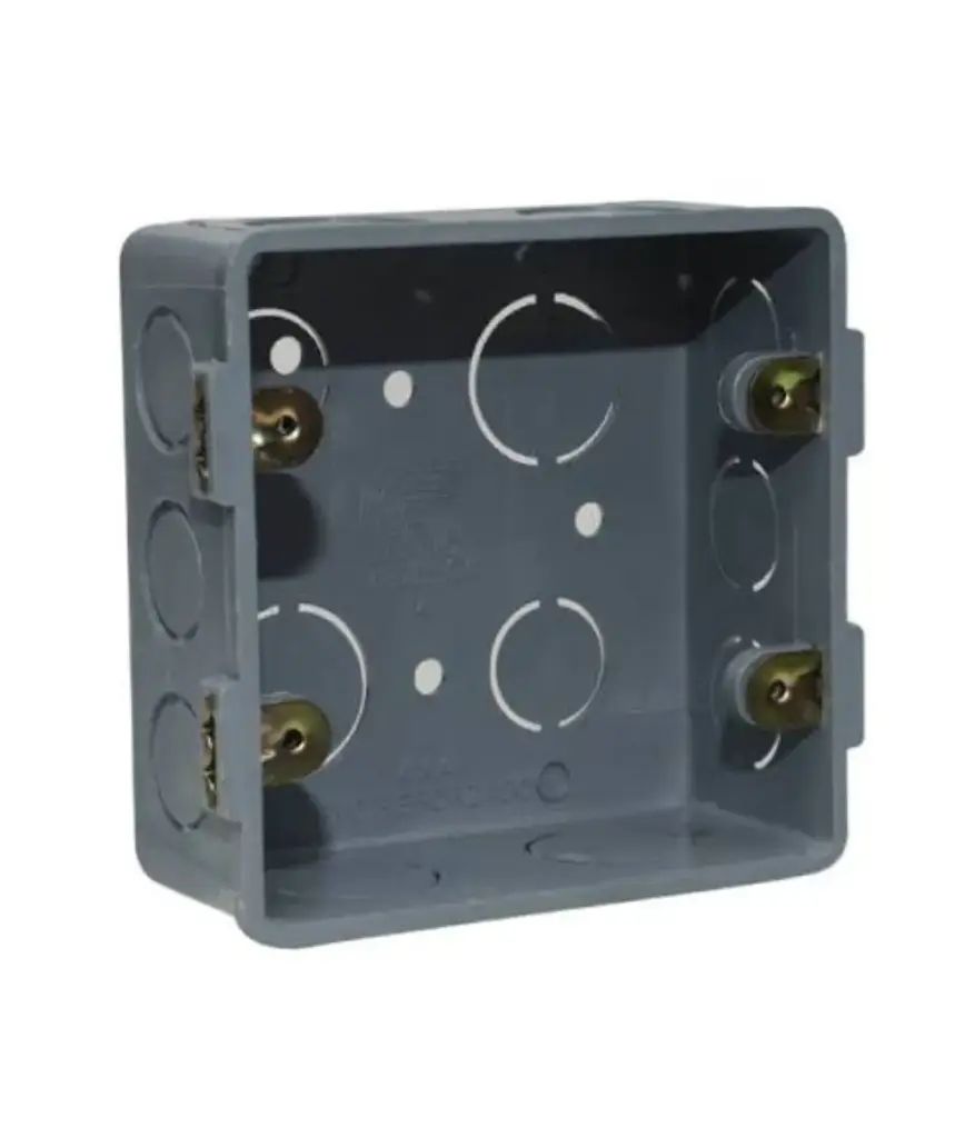 Caja cuadrada 4*4 plastica colombiana