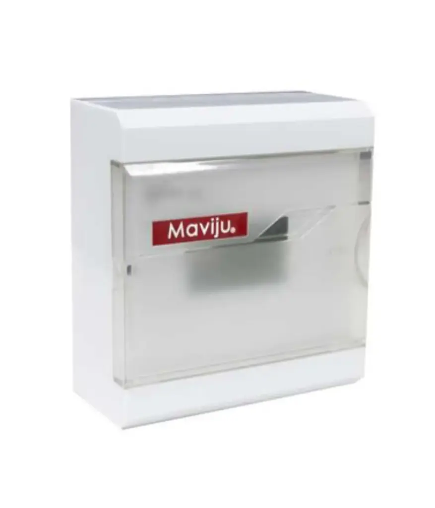 Caja de distribucion Sobrep. 8P 230-400v MAVIJU p/breacker riel