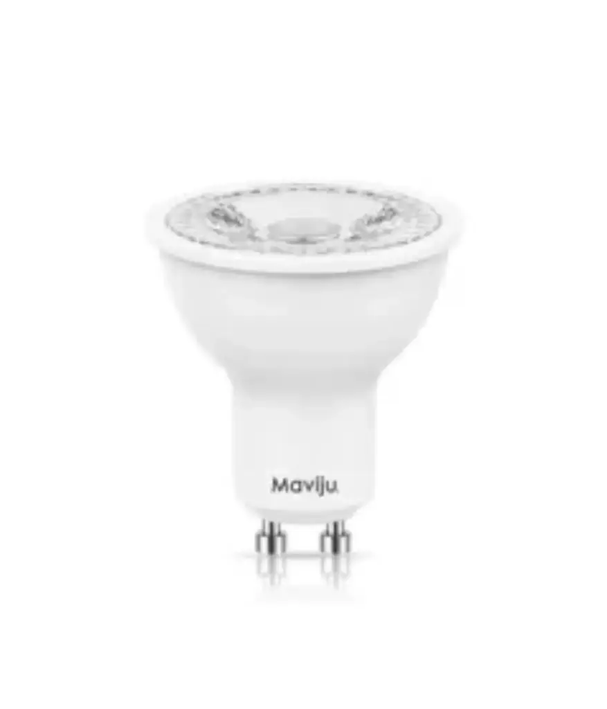 Foco dicrohico LED 5w-100/240V 36° GU10 6500K MAVIJU luz blanca (IL070372)
